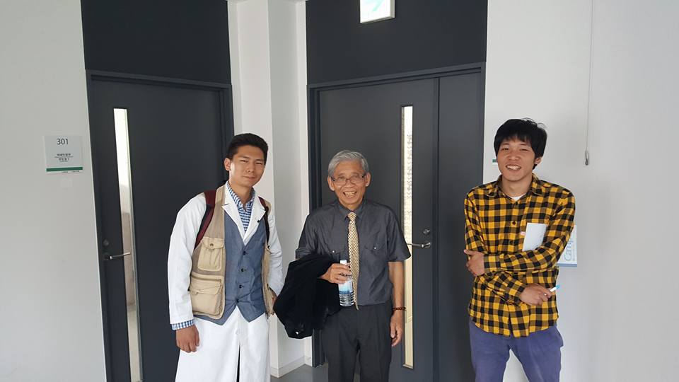 Prof Tran with two Graduate students